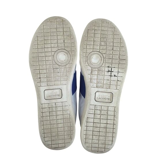 Lacoste Men’s White Blue Casual Sneakers Shoes Size 11 Pre-Owned main image 4